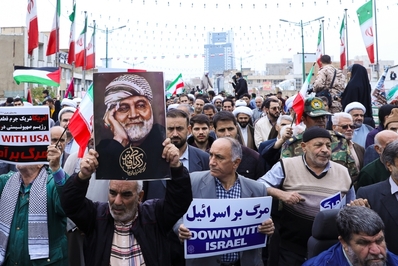 راهپیمایی ضد استکباری ۱۳ آبان در قزوین