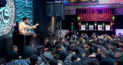 مراسم هفتگی هیئت فدائیان حسین به مناسبت شهادت حضرت زهرا(س)