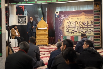 عزاداری ایام فاطمیه در هیئت متوسلین به حضرت زهرا (س) برگزار شد