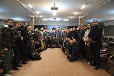 دیدار مجمع مادحین و پیرغلامان آستان آل الله با نماینده ولی فقیه در استان همدان