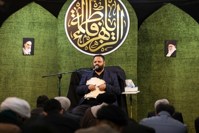 مراسم عزاداری شهادت حضرت فاطمه زهرا (س) در قزوین