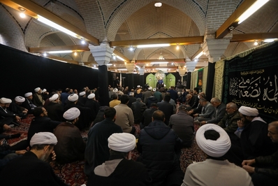 مراسم عزاداری شهادت حضرت فاطمه زهرا (س) در قزوین