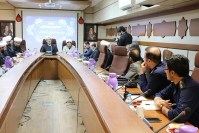 جلسه هم اندیشی و هماهنگی مراسم معنوی اعتکاف برگزار شد