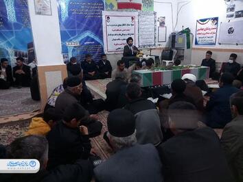 تشییع شهید گمنام در شهرستان اندیکا