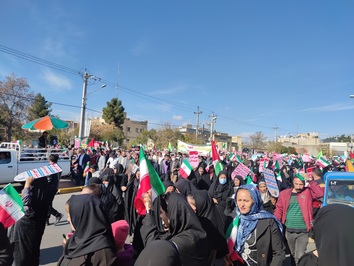 برگزاری مراسم راهپیمایی یوم الله حماسه نه دی درشیراز