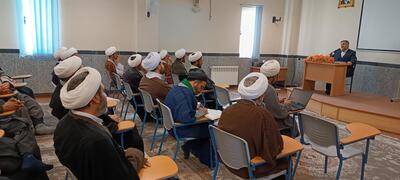 جلسه بصیرتی روحانیون شهرستان میبد به مناسبت ۹ دی