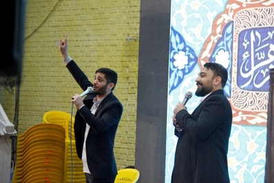 اجتماع بزرگ دوستداران حضرت زهرا (س) و سالروز آسمانی شدن سردار دل‌ها حاج قاسم سلیمانی در قزوین