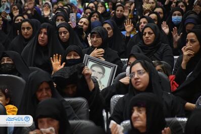 مراسم بزرگداشت شهدای حادثه تروریستی کرمان