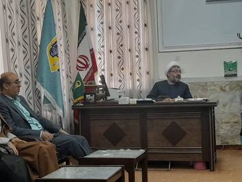 برگزاری جلسه هماهنگی برنامه اعتکاف در دفتر امام جمعه شهرستان چوار