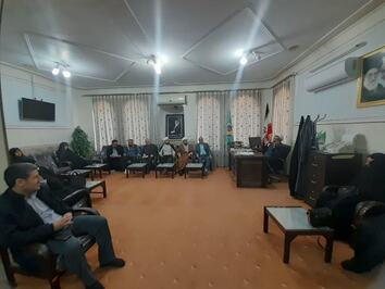 برگزاری جلسه هماهنگی برنامه اعتکاف در دفتر امام جمعه شهرستان چوار