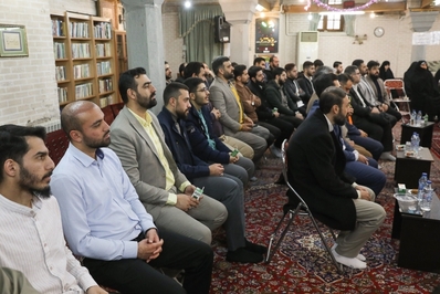 دیدار جمعی از شعرا و مداحان اهل بیت (ع) با امام جمعه قزوین