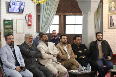 دیدار جمعی از شعرا و مداحان اهل بیت (ع) با امام جمعه قزوین