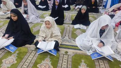 برگزاری محفل انس با قرآن کریم در شهرستان ملکشاهی با حضور معتکفین