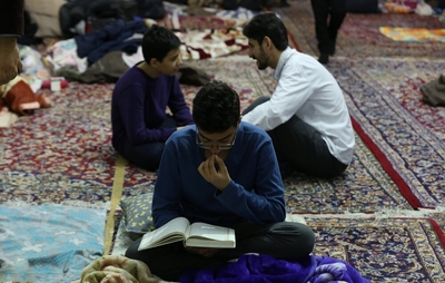 مراسم روحبخش و معنوی اعتکاف در مسجد جامع اصفهان‎