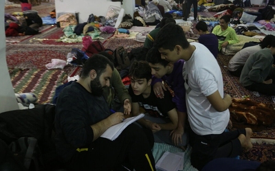 مراسم روحبخش و معنوی اعتکاف در مسجد جامع اصفهان‎