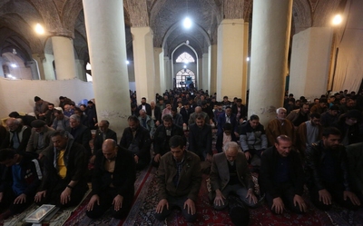 مراسم روحبخش و معنوی اعتکاف در مسجد جامع اصفهان‎
