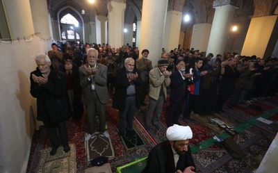 مراسم روحبخش و معنوی اعتکاف در مسجد جامع اصفهان‎