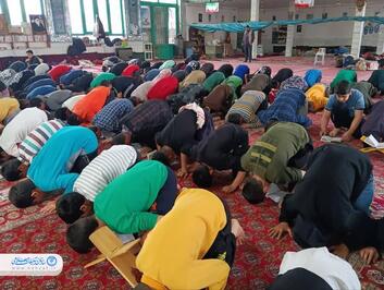 اعتکاف دانش آموزی در گالیکش به پایان رسید