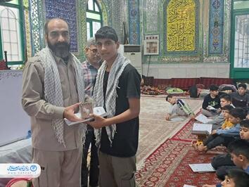 اعتکاف دانش آموزی در گالیکش به پایان رسید
