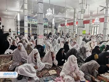 مراسم معنوی اعتکاف در گلستان برگزار شد