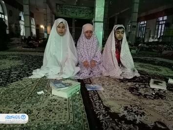 مراسم معنوی اعتکاف در گلستان برگزار شد