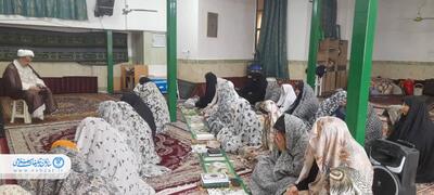 مراسم معنوی اعتکاف در گلستان برگزار شد