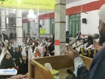 مراسم معنوی اعتکاف در گلستان برگزار شد