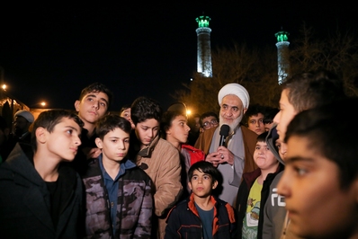 برگزاری مراسم معنوی اعتکاف در قزوین