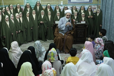 برگزاری مراسم معنوی اعتکاف در قزوین