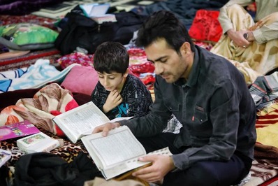 آیین معنوی اعتکاف به روایت تصویر