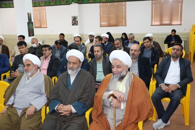 مراسم سنگر سپاری و تکریم و معارفه رئیس اداره تبلیغات اسلامی شهرستان ورزنه
