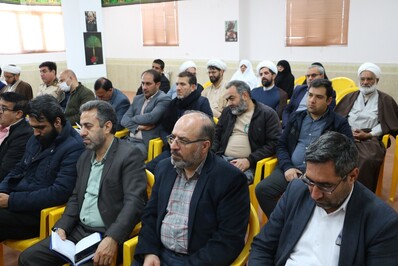 مراسم سنگر سپاری و تکریم و معارفه رئیس اداره تبلیغات اسلامی شهرستان ورزنه