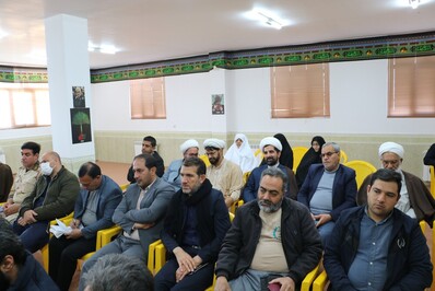 مراسم سنگر سپاری و تکریم و معارفه رئیس اداره تبلیغات اسلامی شهرستان ورزنه