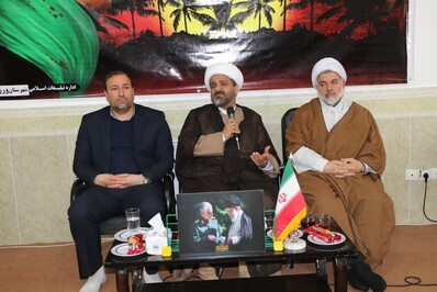مراسم سنگر سپاری و تکریم و معارفه رئیس اداره تبلیغات اسلامی شهرستان ورزنه