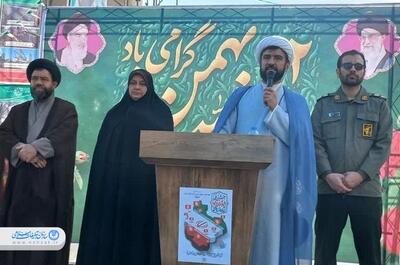 راهپیمایی ۲۲ بهمن در گلستان برگزار شد
