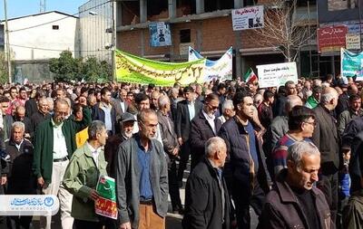 راهپیمایی ۲۲ بهمن در گلستان برگزار شد