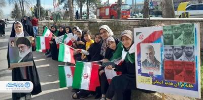 راهپیمایی ۲۲ بهمن در گلستان برگزار شد