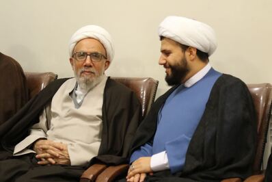 دیدار حجت الاسلام حریزاوی با نماینده ولی فقیه در استان ایلام