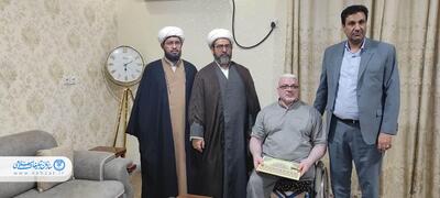 ابلاغ سلام و هدیه رهبر معظم انقلاب به ایثارگران و جانبازان