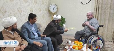 ابلاغ سلام و هدیه رهبر معظم انقلاب به ایثارگران و جانبازان