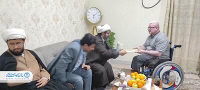 ابلاغ سلام و هدیه رهبر معظم انقلاب به ایثارگران و جانبازان