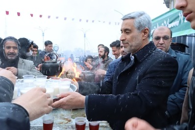 مهمانی ۱۵ کیلومتری نیمه شعبان در همدان