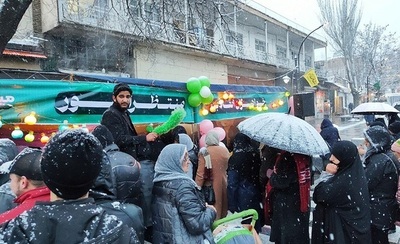 مهمانی ۱۵ کیلومتری نیمه شعبان در همدان