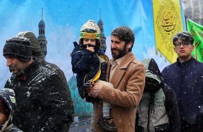 مهمانی ۱۵ کیلومتری نیمه شعبان در همدان