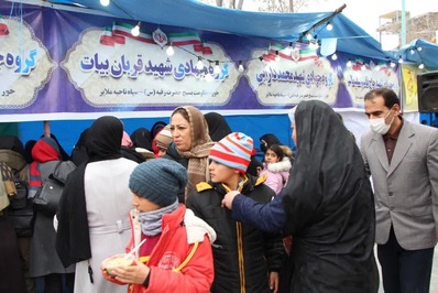 جشن یک کیلومتری ملایری‌ها در میلاد منجی همرمان با سراسر استان همدان