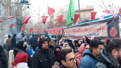 جشن یک کیلومتری ملایری‌ها در میلاد منجی همرمان با سراسر استان همدان