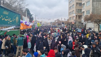 مهمونی کیلومتری نهاوندی‌ها در جشن میلاد منجی
