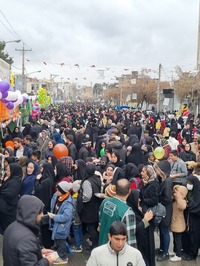 مهمونی کیلومتری نهاوندی‌ها در جشن میلاد منجی