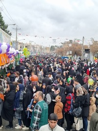 مهمونی کیلومتری نهاوندی‌ها در جشن میلاد منجی