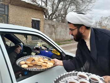 مهمونی کیلومتری نهاوندی‌ها در جشن میلاد منجی